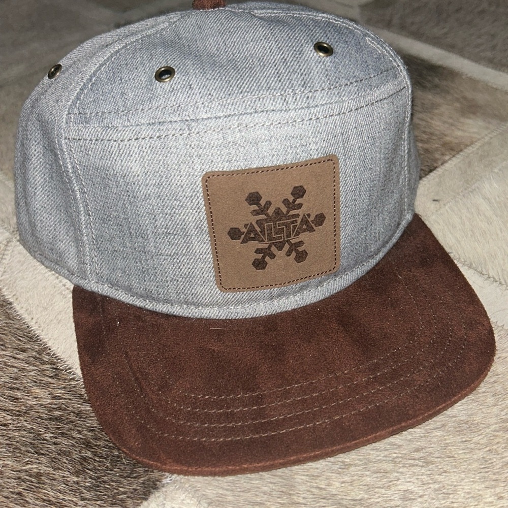Vintage Alta ski resort flatbrim